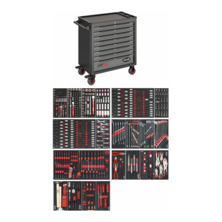 VIGOR Carrello per officina 1000 XL V5434, 499pz.