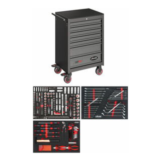 VIGOR Carrello per officina 500 N V2379N, 164pz.