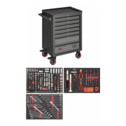 VIGOR Carrello per officina con assortimento V4219, L=723mm, 248pz.-1