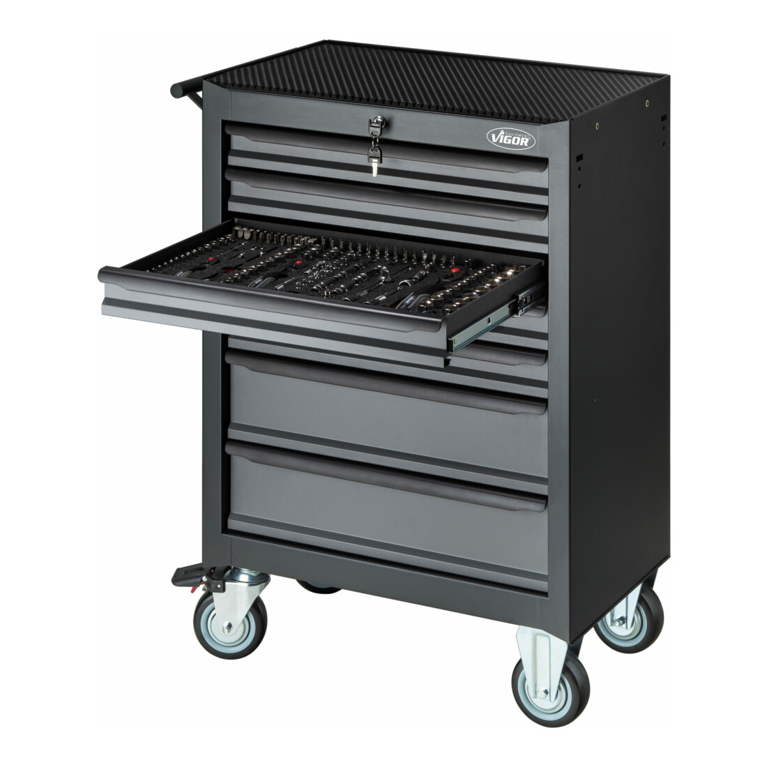 VIGOR Carrello per officina V5489, L=677mm
