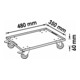VIGOR Chariot à roulettes pour Multibox V4700-R