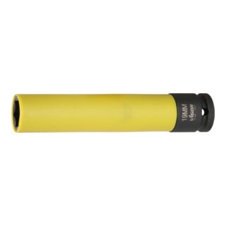 VIGOR Clé à chocs douille SW 19, 150 mm V5931 ∙ Carré creux 12,5 mm (1/2 pouce) ∙ Profil hexagonal extérieur ∙ 19 ∙ Longueur totale : 150 mm