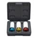 VIGOR Clé à chocs jeu de douilles V2522 carré creux 12,5 mm (1/2 pouce) profil hexagonal extérieur 3 pièces