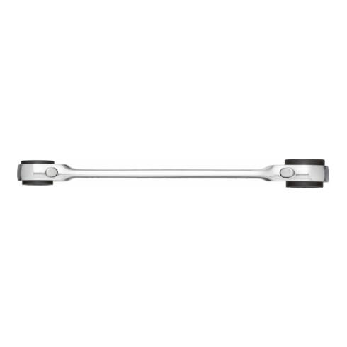 VIGOR Clé à cliquet double à six pans extérieur V3607 Profil 8 x 12 10 x 13 L total : 220 mm