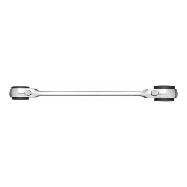 VIGOR Clé à cliquet double à six pans extérieur V3607 Profil 8 x 12 10 x 13 L total : 220 mm