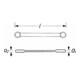 VIGOR Clé à cliquet double V2705 10 x 13 17 x 19 L totale : 220 mm-5