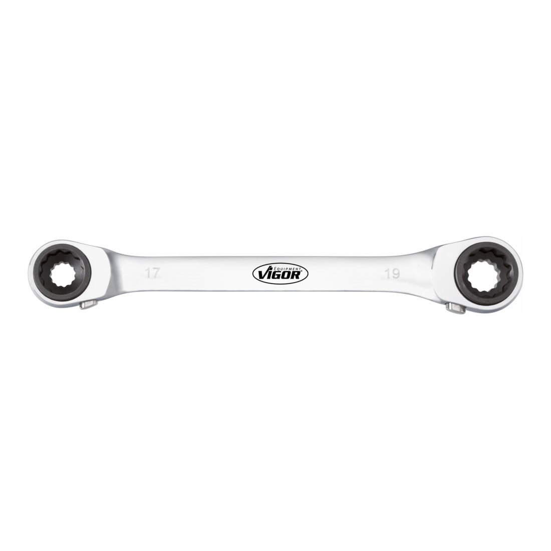 VIGOR Clé à cliquet double V2705 10 x 13 17 x 19 L totale : 220 mm