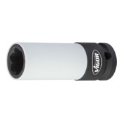 VIGOR Clé à douille spéciale MERCEDES-BENZ V4309 carré creux 12,5 mm (1/2 pouce) profil hexagonal extérieur longueur totale : 78 mm
