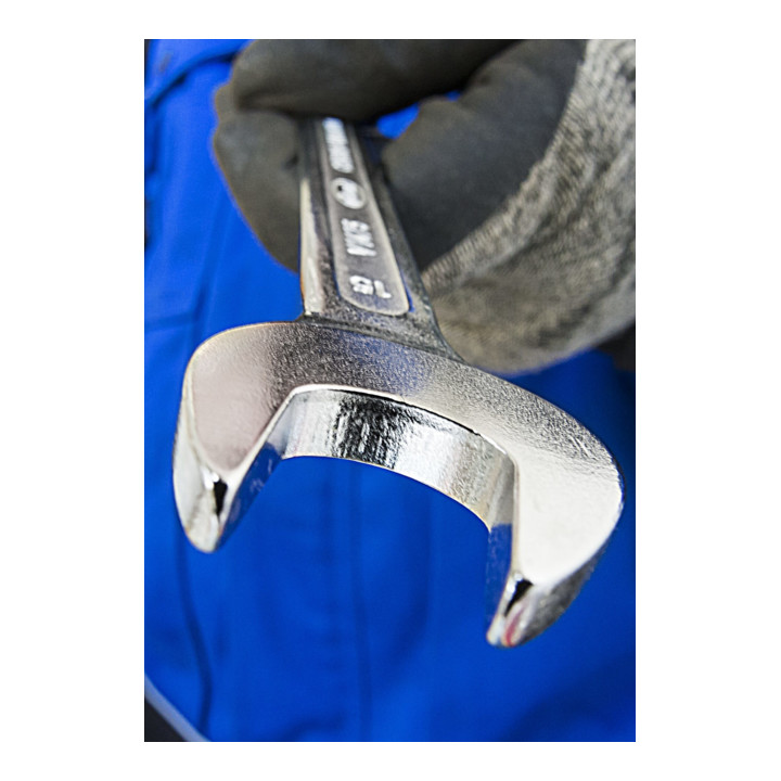 VIGOR Clé à fourche double V1461N-8X9 Profil hexagonal extérieur 8 x 9 mm