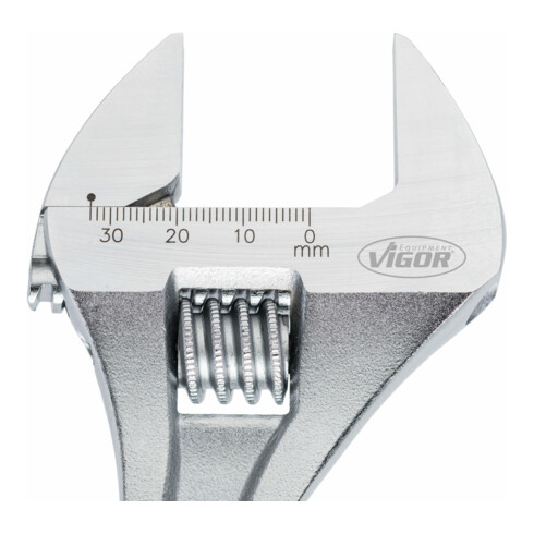 VIGOR Clé à molette réglable 0–33 mm V6049