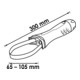 VIGOR Clé à sangle pour filtre à huile V2511N 65 - 105 mm