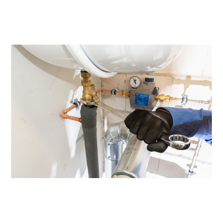 VIGOR Clé mixte V4473N-7 Profil hexagonal extérieur Profil double hexagonal extérieur 7 mm