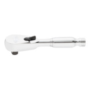 VIGOR Cliquet à denture fine à inversion courte V4944-XS Carré massif 6,3 mm (1/4 pouce) 95 mm