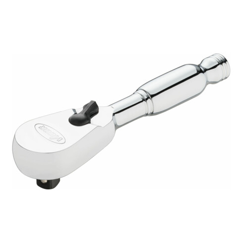 VIGOR Cliquet à denture fine à inversion courte V4944-XS Carré massif 6,3 mm (1/4 pouce) 95 mm