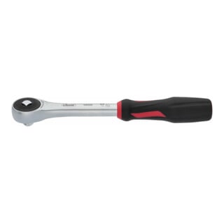 VIGOR Cliquet à poignée rotative 360° V6008 ∙ Carré massif 10 mm (3/8 pouce) ∙ Longueur totale : 237 mm