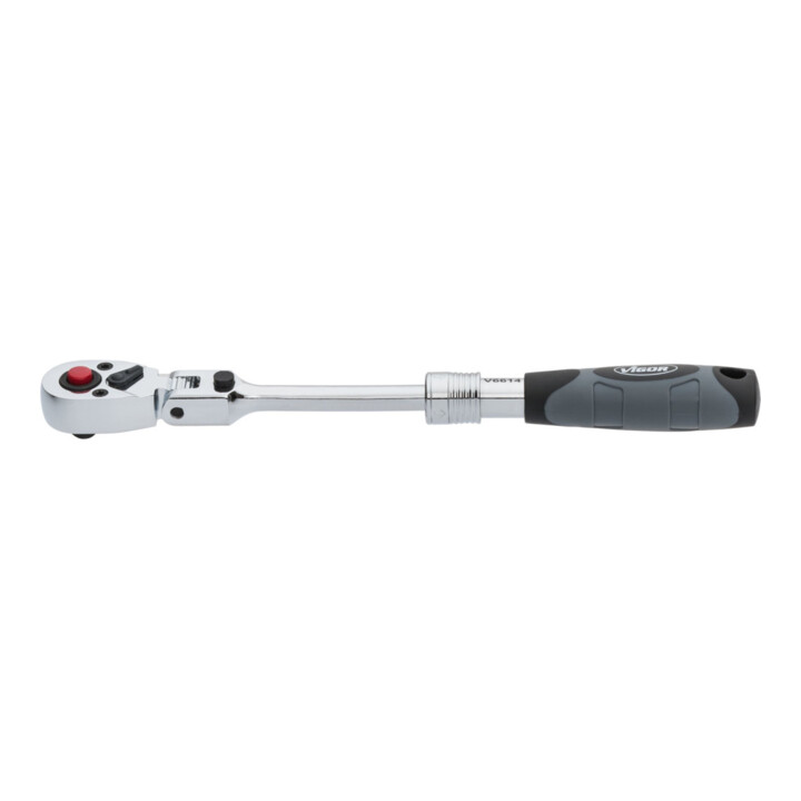 VIGOR Cliquet articulé télescopique 1⁄4″ V6614