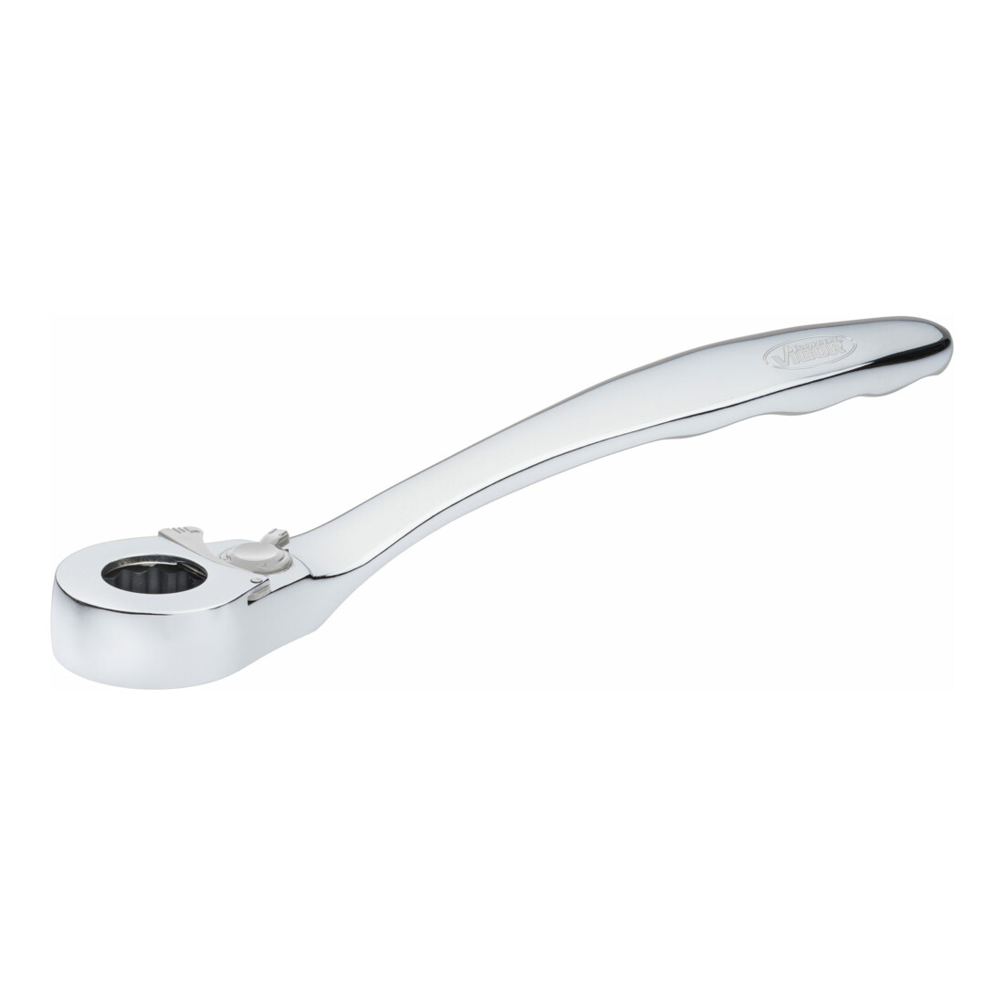 VIGOR Cliquet réversible 10 = 3/8 pouce carré extérieur pour douilles extra-plates V6202-1 ∙ Carré massif 10 mm (3/8 pouce)