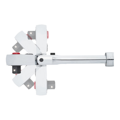 VIGOR Cliquet articulé télescopique 1⁄4″ V6614