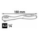 VIGOR Cliquet réversible à denture fine 150 mm