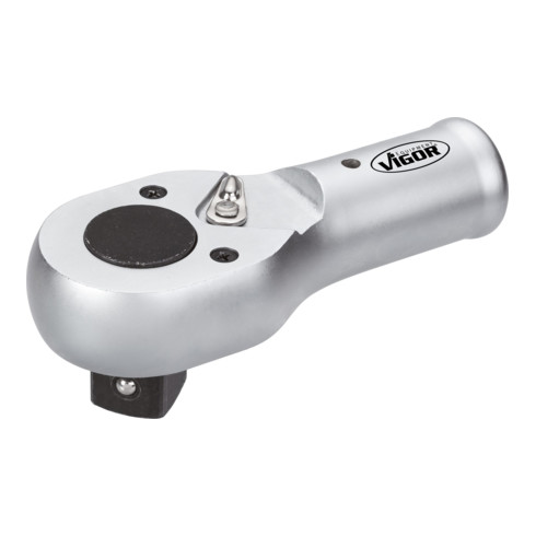 VIGOR Cliquet réversible extérieur carré 25 mm (1 pouce) V3372, carré massif 25 mm, longueur totale 170 mm