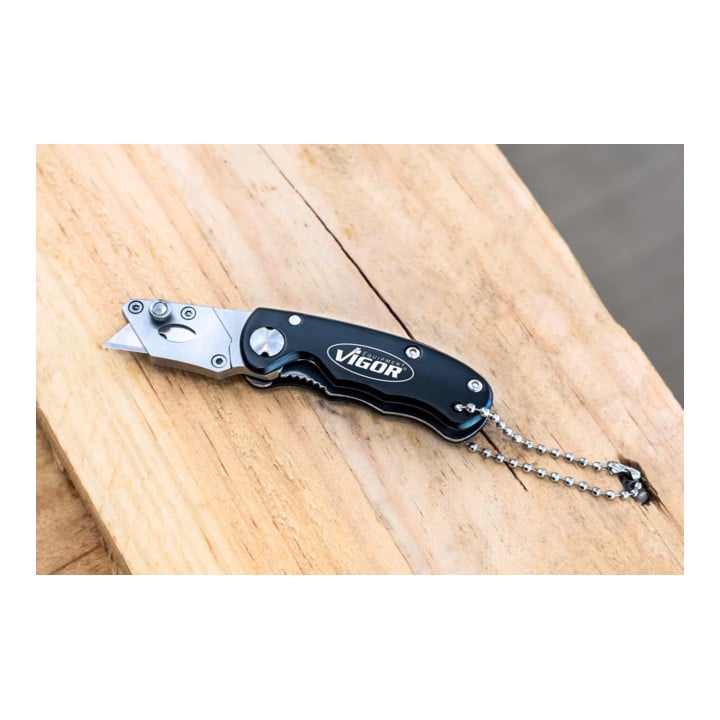VIGOR Couteau pliant universel mini V7099-S 100 mm