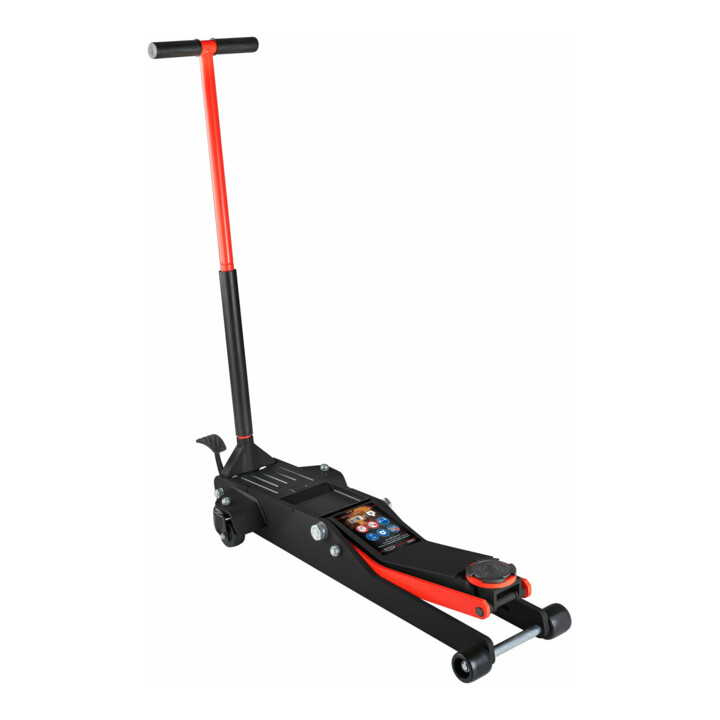VIGOR Cric de service rouleur hydraulique 2 tonnes extra long V6031