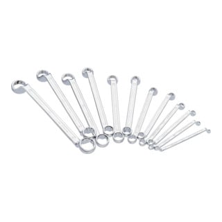 VIGOR Doppel-Ringschlüssel Satz V1524N Außen-Doppel-Sechskant Profil 6 x 7 – 30 x 32 mm 12 teilig