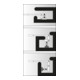 VIGOR Doppelgelenk Ratschen-Ring-Maulschlüssel Satz, V6752/5, Außen Doppelsechskant Profil, Außen Sechskant Profil, 5-teilig, 8, 10, 13, 17, 19 mm-2