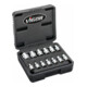 VIGOR Doppelsechskant Steckschlüssel Satz, V7514/13, 1/4 Zoll (6,3 mm) Vierkant, Außen Doppelsechskant Profil, 13-teilig, 4 – 14 mm-1