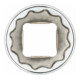 VIGOR Doppelsechskant Steckschlüssel Satz, V7538/10, 3/8 Zoll (10 mm) Vierkant, Außen Doppelsechskant Profil, 10-teilig, 10 – 19 mm-5