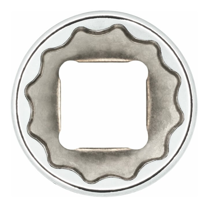 VIGOR Doppelsechskant Steckschlüssel Satz, V7538/10, 3/8 Zoll (10 mm) Vierkant, Außen Doppelsechskant Profil, 10-teilig, 10 – 19 mm