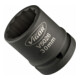 VIGOR Douille à carré creux 20 mm (3/4") profil double hexagone extérieur 30, longueur 50 mm V5026