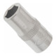VIGOR Douille à carré creux 6,3 mm (1/4") profil hexagonal extérieur V2419N, longueur 25 mm