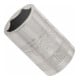 VIGOR Douille à carré creux 6,3 mm (1/4") profil hexagonal extérieur V2423N, L 25 mm
