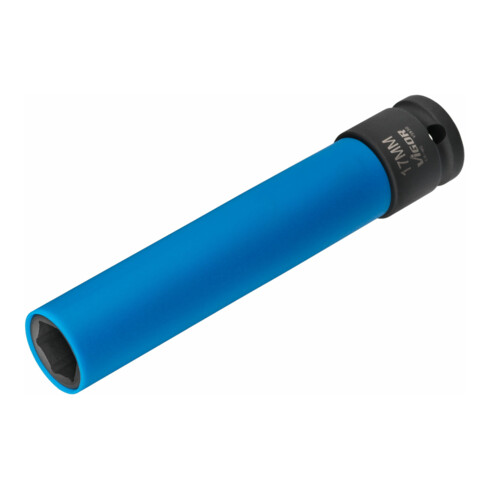 VIGOR Douille à chocs SW 17, 150 mm V5930 ∙ Carré creux 12,5 mm (1/2 pouce) ∙ Profil hexagonal extérieur ∙ 17 ∙ Longueur totale : 150 mm