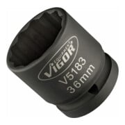 VIGOR Douille à chocs V5183 36 mm