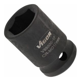 VIGOR Clé à douille Kraft V5550S V5550S carrée creuse 12,5 mm (1/2 pouce) hexagonale externe