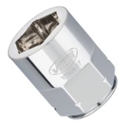VIGOR Douille à cliquet super plate V7202-17 Carré creux 12,5 mm (1/2 pouce) Profil hexagonal extérieur 17-1