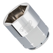 VIGOR Douille à cliquet super plate V7202-19 Carré creux 12,5 mm (1/2 pouce) Profil hexagonal extérieur 19-1