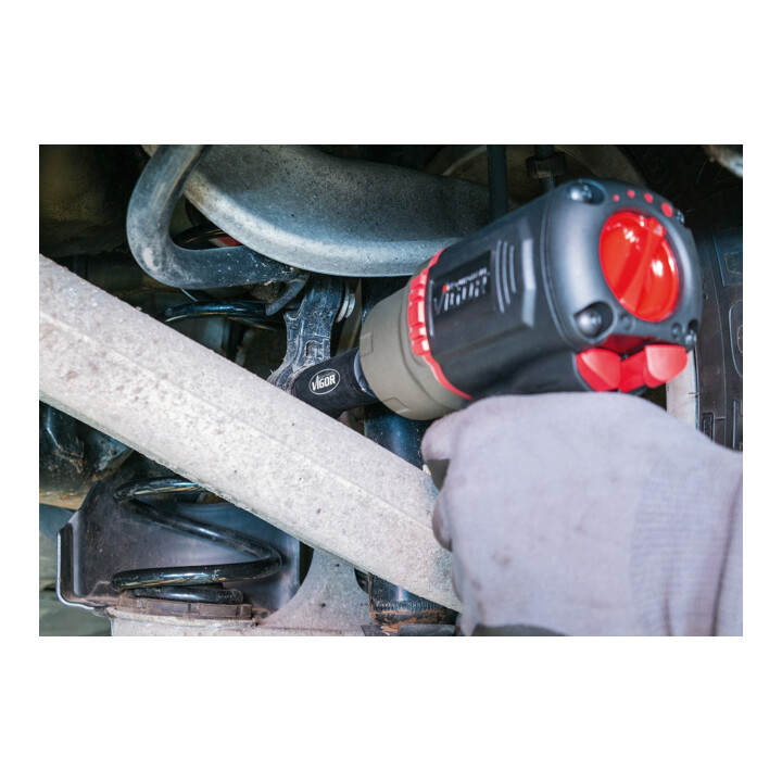 VIGOR Douille à cliquet V5550L-11 carré creux 12,5 mm (1/2 pouce) profil hexagonal extérieur 11
