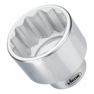 VIGOR clé à douille carrée VIGOR clé à six pans creux double 1 pouce insert de clé à six pans creux multident profilé (XZN)