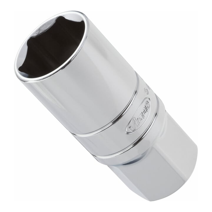 VIGOR Douille de bougie 12,5 mm (1/2") carré creux, profil hexagonal extérieur 16, longueur 66 mm V2578N