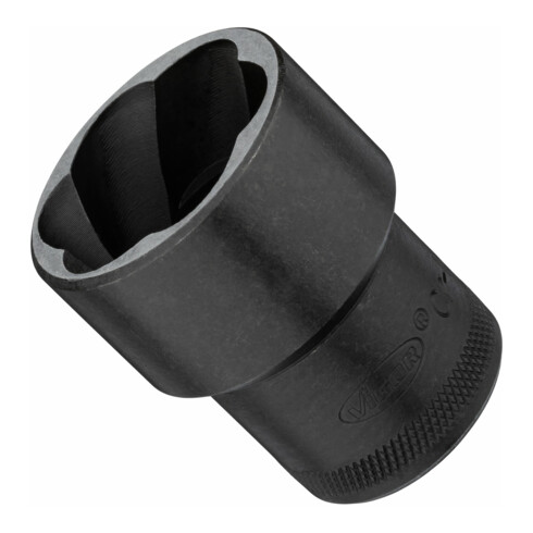 VIGOR Douille d’extracteur à rainure hélicoïdale 12,5 mm (1/2") carré creux 30 mm, L 34 mm V3746