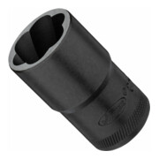 VIGOR Douille extracteur à rainure hélicoïdale carré creux 12,5 mm (1/2") V3742, L totale 34 mm