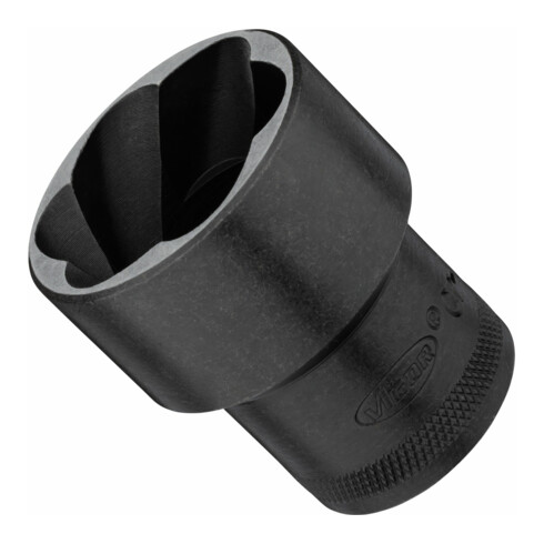 VIGOR Douille extracteur à rainures hélicoïdales 12,5 mm (1/2") carré creux, L 34 mm V3747