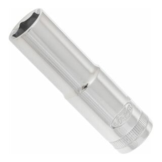 VIGOR Douille longue 1/2" avec entraînement carré intérieur 12,5 mm, profil hexagonal extérieur