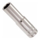 VIGOR Douille longue à carré creux 12,5 mm (1/2") profil hexagonal extérieur 13 V2584N, L 77 mm