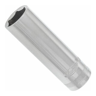 VIGOR carré 12,5 = insert de clé à douille 1/2", long profil hexagonal à six pans creux