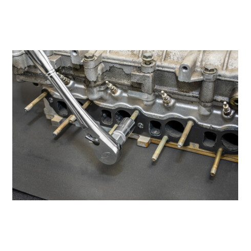 VIGOR Douille longue V2591N carré creux 12,5 mm (1/2 pouce) profil hexagonal extérieur 22