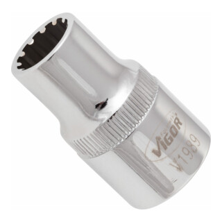Clé à douille VIGOR 1/2"' Multiprofil
